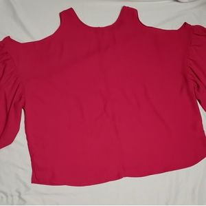 Eloquii Woman Blouse Plus SIZE 20. Pink color, 100% Polyester.
